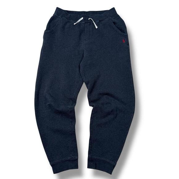 Polo Ralph Lauren Black Jogger Sweatpants YXL (18-20);Wmns XS Pony Logo Fleece - Picture 1 of 6